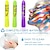 baratos materiais de pintura, desenho e arte-Kit de pintura facial e corporal com brilho uv 6pcs - giz de cera fluorescente para adultos - perfeito para festas de aniversário, dia das bruxas e bailes de máscaras