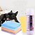 billige Hundepelspleje og -trimning-pva hjorteskindshåndklæde absorberende og hurtigtørrende kæledyrsfortykkende hund kat badehåndklæde stort håndklæde