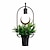 cheap Wall Sconces-Creative Potted Green Plant Wall Lamp E27 Socket Iron Art Wall Lights Exquisite Durable Indoor Decoration Wall Lantern for Living Room Background Cafe Restaurant Bar Bedside Lighting 110-240V