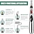 economico Sicurezza personale-penna per agopuntura 5 in 1 penna per agopuntura elettronica penna per massaggio a impulsi di energia meridiana penna per massaggio multifunzione strumenti per massaggio terapia energetica sollievo