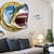 preiswerte Wand-Sticker-Fierce Shark 3D-Wandaufkleber, PVC, Heimdekoration, Wandkunst, Kinderzimmer, Wohnzimmer, Dekoration, Aufkleber, Hai, 3D-Wohnzimmer, Sofa, Schlafzimmer, Badezimmer, umweltfreundlicher, abnehmbarer