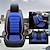 Недорогие Чехлы на автокресла-Кожаный чехол для автомобильного сиденья из искусственной кожи для полного комплекта, износостойкий, удобный, легко чистится для внедорожника/грузовика/фургона