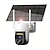 economico Videocamere di sorveglianza per esterni-2k pan tilt 360 telecamera di sicurezza wireless per esterni a energia solare con visione notturna a colori da 3mp Rilevazione del movimento di conversazione a 2 vie ip66 impermeabile