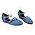 preiswerte Schuhe für Standardtanz und Modern Dance-Damen Ballsaal Schuhe für modern Dance Professionell Einfach Starke Ferse Geschlossene Spitze Schnalle Erwachsene Blau