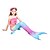 abordables Disfraces de niñas-Sirena Ariel colas de sirena Bañadores Bikini Trajes de baño Vacaciones for Chica Niños Mascarada