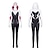 cheap Movie &amp; TV Theme Costumes-Spider Superhero Gwen Zentai Suits Masquerade Women&#039;s Movie Cosplay Cosplay Costume Party Black pink Masquerade Leotard / Onesie