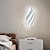 billige LED-væglys-lightinthebox led indendørs væglampe liner desin 33 cm kurve indendørs moderne enkel led væglampe silikone væglampe kan anvendes til soveværelse stue badeværelse korridor 110-240v