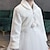 abordables Vestes et manteaux pour filles-Veste polaire Enfants Fille Couleur unie Mode Utilisation Polyester Manteau Vêtements d&#039;extérieur 3-8 ans Automne Blanche