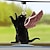 billige Vedhæng og andet udsmykning til bilen-halloween trendy sort kat flyvende kat bil vedhæng juletræ vedhæng gave julegave gave nøglering vedhæng taske vedhæng