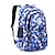 levne Batohy-Dámské batoh Školní taška batoh Škola Denní Geometriské vzory Nylon Velká kapacita Odolné Zip Černá Světlá růžová Vodní modrá