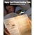 preiswerte Haushaltsgeräte-USB-wiederaufladbare Buch-Leselampe, warmweiß, Helligkeit einstellbar, LED-Clip-on-Buchlampen zum Lesen im Bett, Auto-Leselampe für Kinder, Bücherwürmer