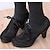 cheap Women&#039;s Heels-Women&#039;s Heels Pumps Boots Brogue Suede Shoes Dress Shoes Party Outdoor Work Solid Color Winter High Heel Cone Heel Elegant Vintage Fashion Suede Lace-up Black Red Blue