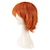 abordables Pelucas para disfraz-Peluca de cosplay corta naranja chucky, pelucas de cosplay resistentes al calor de la novia de chucky