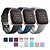 voordelige Fitbit-horlogebanden-Slimme horlogeband Compatibel met: Fitbit Versa 2 / Versa Lite / Versa SE / Versa Siliconen Smartwatch Band Vrouwen mannen Sportband Vervanging Polsbandje
