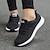 cheap Women&#039;s Sneakers-Women&#039;s Sneakers Plus Size Outdoor Daily Color Block Flat Heel Round Toe Fashion Sporty Casual Running Walking Tissage Volant Lace-up Black White Blue
