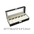 preiswerte Ersatzteile-6 Fächer Uhrenbox PU-Leder Uhrengehäuse Halter Organizer Aufbewahrungsbox für Quarzuhren Schmuckschatullen Display Bestes Geschenk