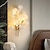 זול אורות קיר פנימיים-תאורת קיר LED עיצוב פרח פנים לבן מנורות קיר מתכת לבן בסגנון מינימליסטי אלומיניום סלון חדר שינה מסדרון אור קיר 110-240v