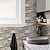 cheap Wall Stickers-12pcs Artificial Stone Tile Wall Sticker 3D Vinyl Wallpaper Self Adhesive Floral Home Decor For Kitchen Bathroom 15*30cm