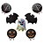 cheap Personal Protection-3 Pairs Kaya Copyright Design New Halloween Chest Sticker Ghost Self Adhesive Disposable Party Breast Sticker Pumpkin