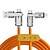 abordables Cables para móviles-1 paquete Cable de carga múltiple 3,3 pies USB C a USB C / Rayo USB A a micro USB / USB C 6 A Cable de Carga Carga rápida Alta transferencia de datos Duradero 4 en 1 Fácil de llevar Para Macbook iPad