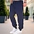 tanie Spodnie dresowe-Męskie Spodnie dresowe Biegacze Uprawiający jogging Spodnie Ściągana na sznurek Elastyczny pas Jednokolorowe Komfort Oddychający Codzienny Streetwear Mieszanka bawełny Sport Moda czarny / biały Czarny