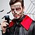 billige Halloween klistermærker-Halloween ansigtstatoveringsklistermærker med de dødes dag, midlertidige ansigtstatoveringer med sukkerkranie til dia de los muertos-makeup, sjov og uhyggelig ansigtsdekoration til fest
