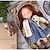 Недорогие Куклы-Вальдорфская кукла, хлопковая вальдорфская кукла, кукла художника ручной работы, фестиваль большого пальца, подарочная коробка на Хэллоуин