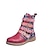 ieftine Botine-botine vintage de damă cu broderie florală – cizme boeme colorate din piele artificială cu curele cu cataramă și fermoar lateral, încălțăminte retro casual pentru toamnă și iarnă