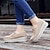 olcso Női topánkák és bebújós cipők-Női Slip-Ons Platform Loafers Szabadtéri Napi Tömör szín Tél Ék sarkú Szögletes orrú Elegáns Alkalmi minimalizmus Szatén Papucs Fekete Sárga Arcpír rózsaszín