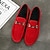 billige Casual loafers-Herre En pedal Komfort Sko Gange Årgang Fritid utendørs Daglig Lær Varm Økende høyde Bekvem Snøring Svart Rød Vinter