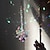 cheap Dreamcatcher-Suncatcher Crystal Flower Wind Chimes -Sun Catchers Indoor Window Teardrop Crystal Beads Prism Sun Catcher Garden Outdoor Home Decorations Hanging Decor for Ceiling Kitchen Light Catcher