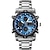 cheap Mechanical Watches-Men Mechanical Watch Luxury Large Dial Waterproof Stainless Steel Watch