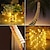 billiga LED-ljusslingor-2/1 st rep remsa ljus solar led vattentätt rör fe ljusslingor utomhus trädgård jul gräsmatta träd gård staket gångväg dekor