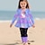 ieftine seturi 3d fete-Fete 3D Grafic Desene Animate Inorog Tricou și Pantaloni Set rochii Set de îmbrăcăminte Manșon Lung Tipărire 3D Vară Toamnă Iarnă Activ Modă Zilnic Poliester Copii 3-12 ani În aer liber Dată Vacanță