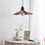 abordables Éclairages pour îlot-Lampe à suspension LED en tissu de bois, lampe suspendue pour loft, hauteur réglable, lampe suspendue pour chambre à coucher, bar, café, table de bureau, lampes suspendues 110-240v