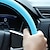 baratos Capas para volantes-1pc carro silicone capa de volante absorção de suor tridimensional manga antiderrapante resistente ao desgaste fácil de remover capa de volante