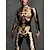 cheap Carnival Costumes-Skeleton / Skull Cosplay Costume Bodysuits Full Body Catsuit Adults&#039; Men&#039;s Women&#039;s One Piece Scary Costume Party Halloween Halloween Masquerade Mardi Gras Easy Halloween Costumes