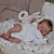 זול בובה שנולדה מחדש-18 אינץ&#039; תינוק בן יומו בגודל רוזלי reborn בובת פרימיום איפור בעבודת יד עור תלת מימדי בובת אספנות באיכות מעולה