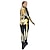 billige Karnevalsdräkter-skelet / kranie cosplay kostume skin suit bodysuit voksne kvinders one piece performance fest halloween karneval maskerade let halloween kostumer mardi gras