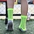 cheap Men&#039;s Socks-Men&#039;s 1 Pair Socks Anti-slip Socks Running Socks Winter Socks Long Socks fluorescent green Black Color Dot Outdoor Athleisure Spring, Fall, Winter, Summer