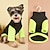 billige Hundeklær-hundeklær genser skjøtet kontrastfarge hundetopp søt teddy fadou liten hundermet høy krage