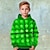voordelige 3D hoodies en sweatshirts voor jongens-Kinderen Jongens Trui met capuchon Lange mouw 3D-afdrukken Verloop Zak Groen blauw Paars Kinderen Tops Herfst Lente Actief Modieus Dagelijks Dagelijks Voor Binnen Buiten Normale pasvorm 3-13 jaar