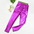 זול מכנסיים וחצאיות-ילדים בנות טייצים צבע אחיד פעיל בָּחוּץ 7-13 שנים אביב כסף שחור סגול