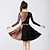 cheap Latin Dancewear-Latin Dance Dress Printing Splicing Women&#039;s Performance Daily Wear Long Sleeve POLY