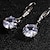 levne Náušnice-Dámské Průsvitné Syntetický diamant Visací náušnice Klasika Drahocenný stylové Jednoduchý Náušnice Šperky Stříbrná Pro Svatební Párty 1 pár