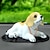 voordelige Autohangers &amp; Ornamenten-knikkende schuddende hond hars simulatie puppy thuis auto-interieur ornament decor cadeau