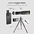 baratos Telêmetros e telescópios-48x super telefoto zoom lente do telefone móvel telescópio de metal monocular poderoso móvel hd teleobjetiva com tripé para acampar