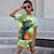 billiga pojkens 3d-uppsättningar-Pojkar 3D Grafisk Djur Drake T-shirt och shorts T-shirtset Klädesset Kortärmad 3D-utskrifter Sommar Vår Aktiv Sport Mode Polyester Barn 3-13 år Utomhus Gata Semester Normal