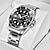 levne Quartz hodinky-LIGE Náramkové hodinky Křemenný pro Muži Analogové Křemenný Móda Svítící Obchodní Luxus Na běžné nošení Voděodolné Kalendář Datum dne Slitina Nerez