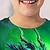 billiga Pojkens 3D-djur-Pojkar 3D Grafisk Djur Drake T-shirt Långärmad 3D-tryck Sommar Vår Höst Sport Mode Streetwear Barn 3-12 år Utomhus Ledigt Dagligen Normal